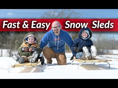 Make a Sled | DIY Snow Sled