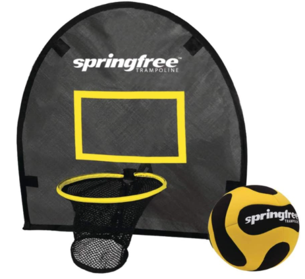 Springfree tramproline basketball backboard