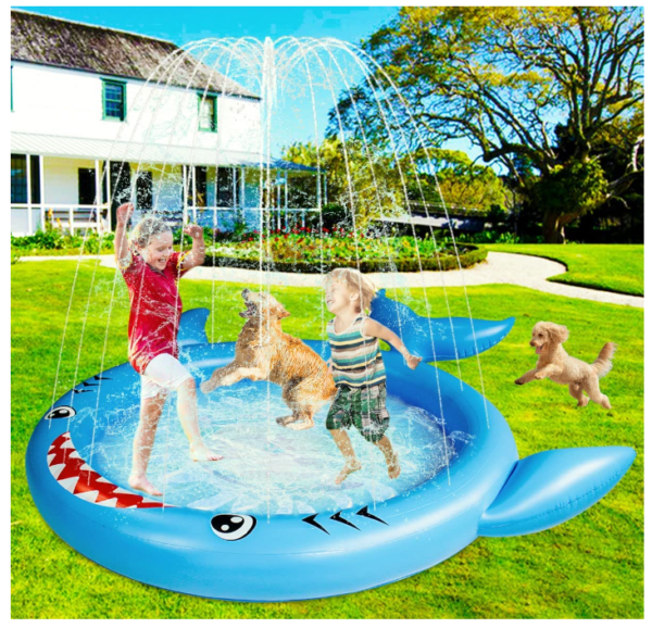 inflatable splash pad for toddlers